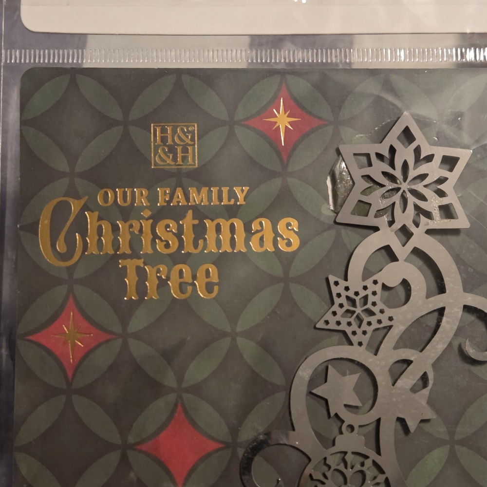 Our Family Christmas Tree Ornament - Gray